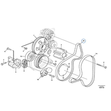 Fullwon Original VOLVO EC480D Excavator Fan Belt