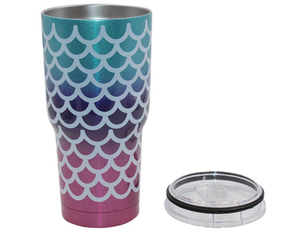 Mermaid Tumbler Cups Triple Insulated Stainless Steel Double Wall Vacuum Insulated Travel Beer Mugs