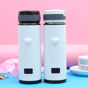 Double Insulated stainless steel smart water bottle with Temperature touch screen