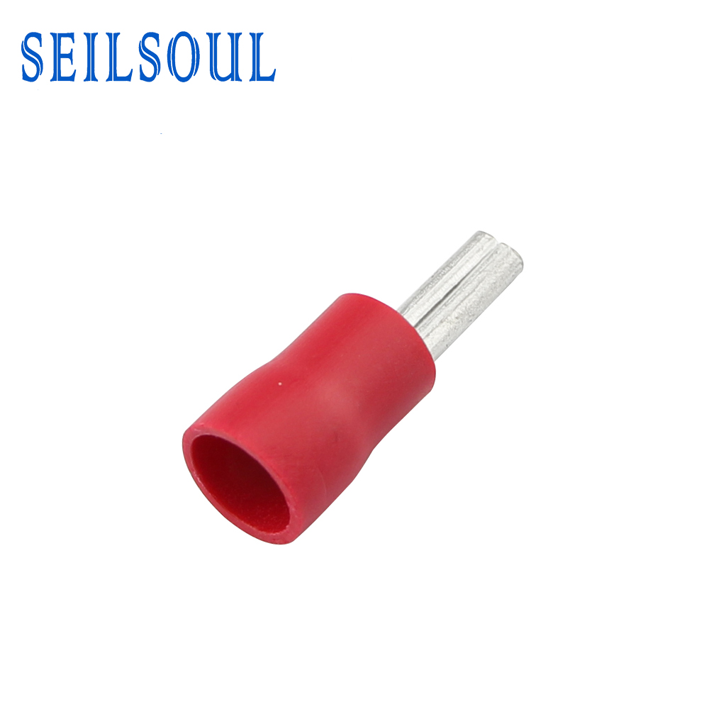 High Quality Pre Insulated Copper Cable Pin Shaped Tube Wire Terminal Connectors - PTV