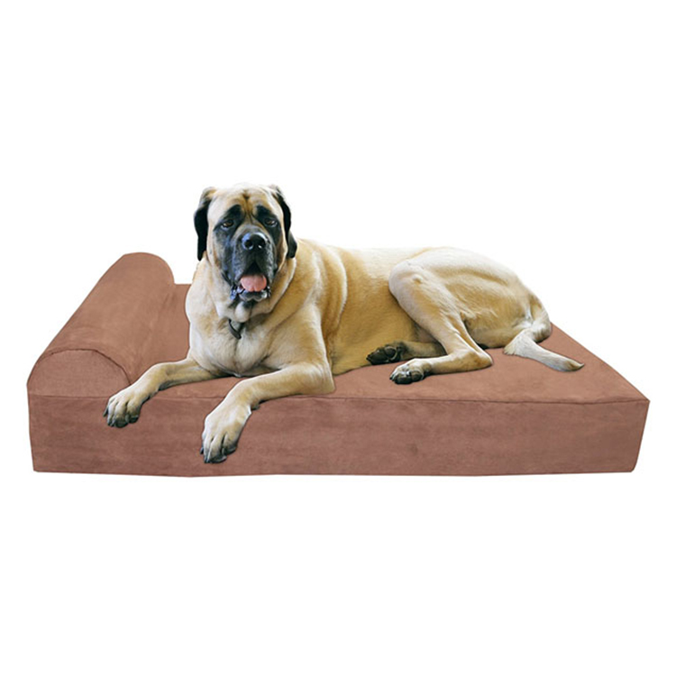 Wholesale Factory New Design Luxury Bolster Memory Foam Pet Supplies Bed