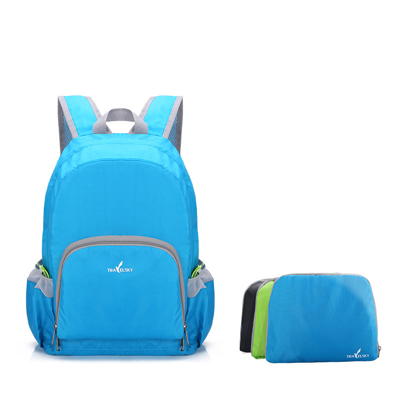 16631 Nylon Or Polyester Customized Foldable Backpack