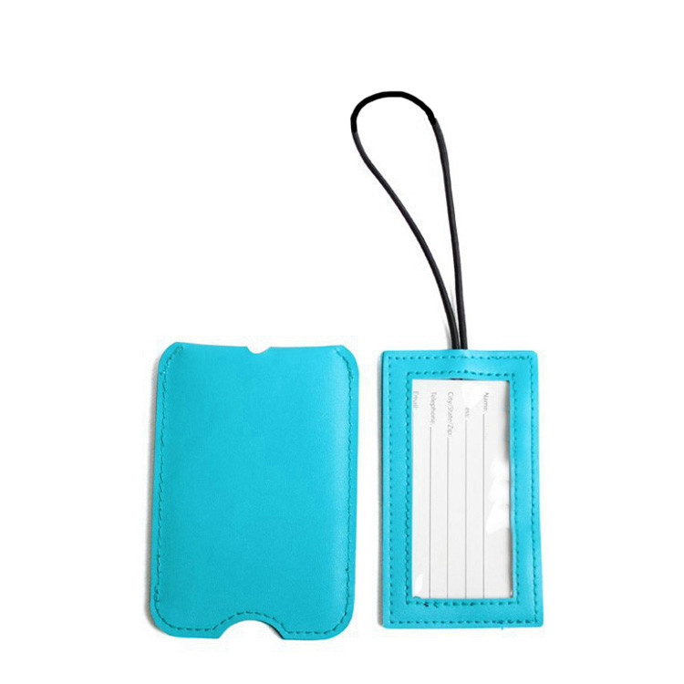 13138 Colored PU Luggage Tag 