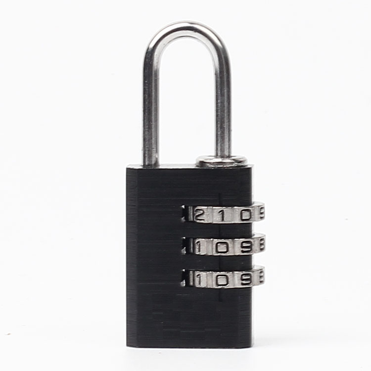 13001B Hot Sales Aluminium 3 Digit Combination Luggage Padlock