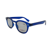 Dark blue bifocal reading glasses