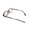 Men's octagonal eyewear for reading plastic frame with metal temple