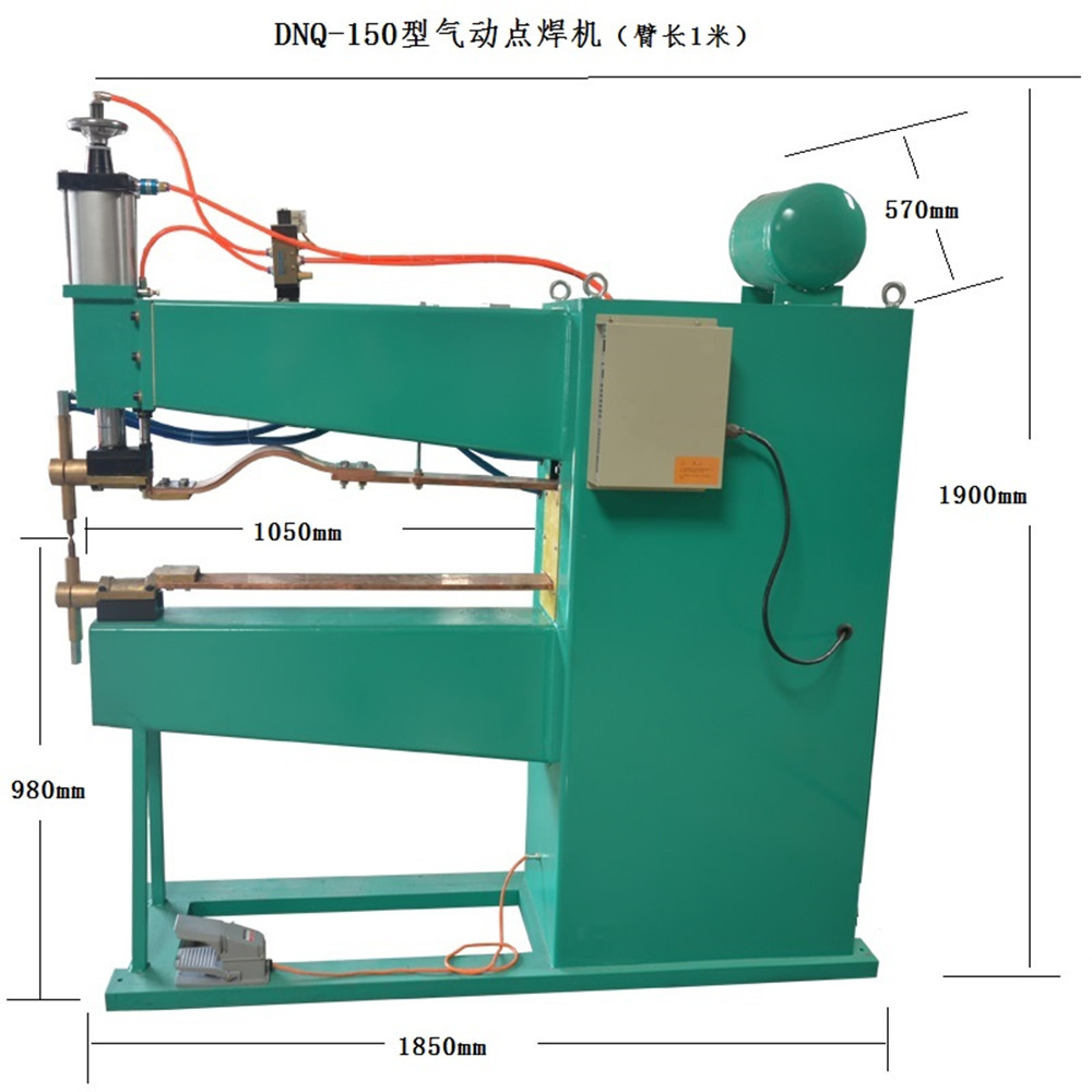 Steel Wire Mesh Small Spot Welding Machine , Water Cooled Spot Welder Instantaneous Current