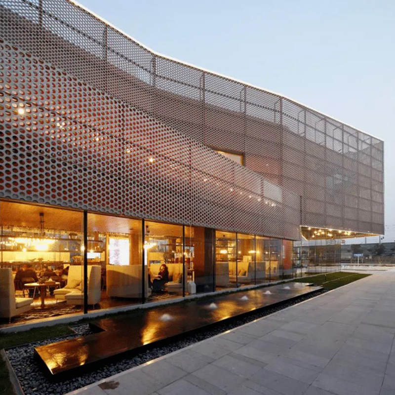 perforated mesh application