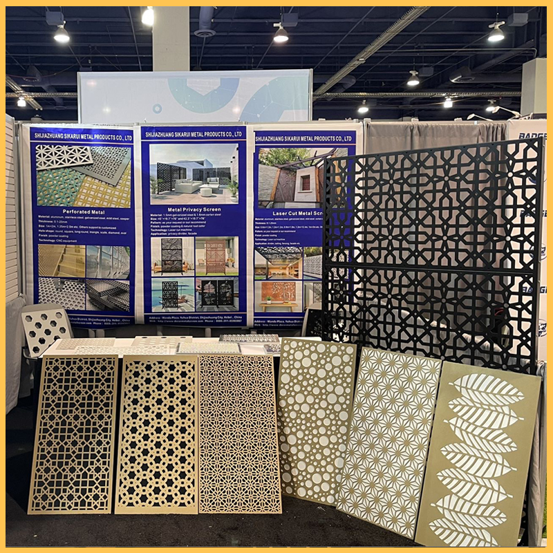 WRKRINE Decorative Metal Screen at 2023 National Hardware Show