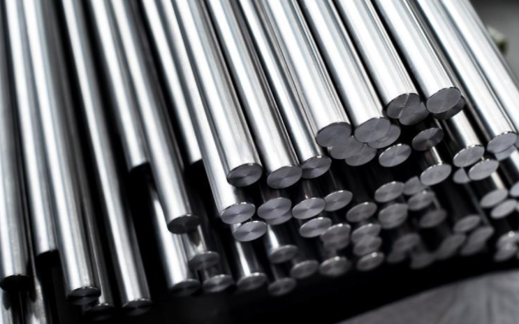 Barra de titanio de alta calidad.