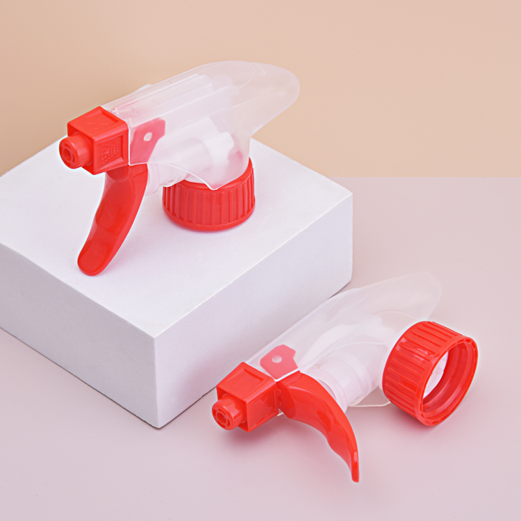 Pulverizador de gatillo de plástico personalizado de 28 mm con botella