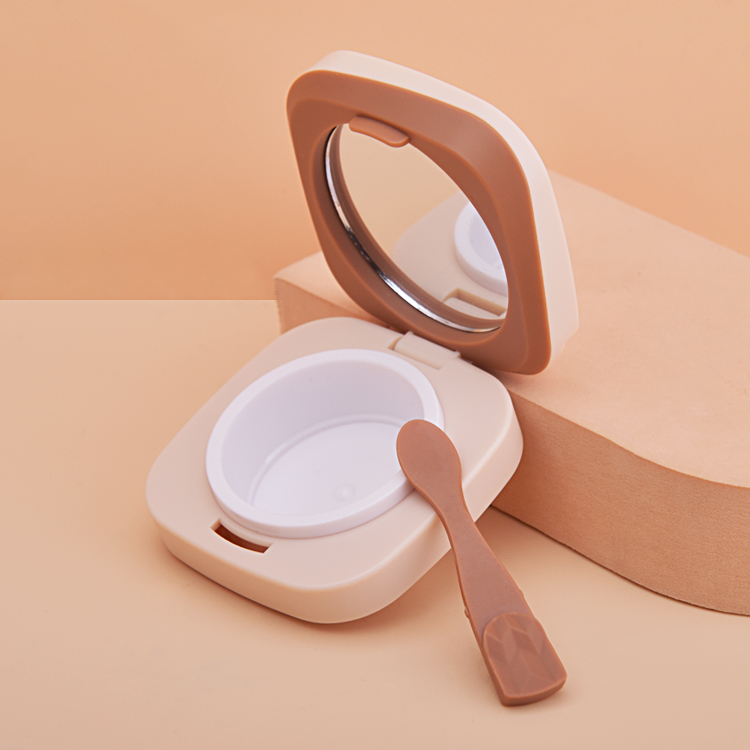 Étui compact de poudre de fard à joues ample simple de 12 g