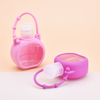 Cute Hand Sanitizer Bottle Holder Bottle, Empty Pet 30ml Round Shampoo Bottle 