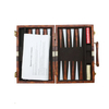  11" Backgammon Set Travel Backgammon Sets for Adults Small Size Classic Backgammon Board Game Case