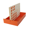 Customized Wooden 4 In a Row Game Set Connect 4 Game Board Classic Strategy Game for Adults Children Travel.