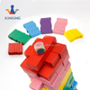 mini color Wooden Stacking Board Games Building Blocks for Kids Timber Tower block set.