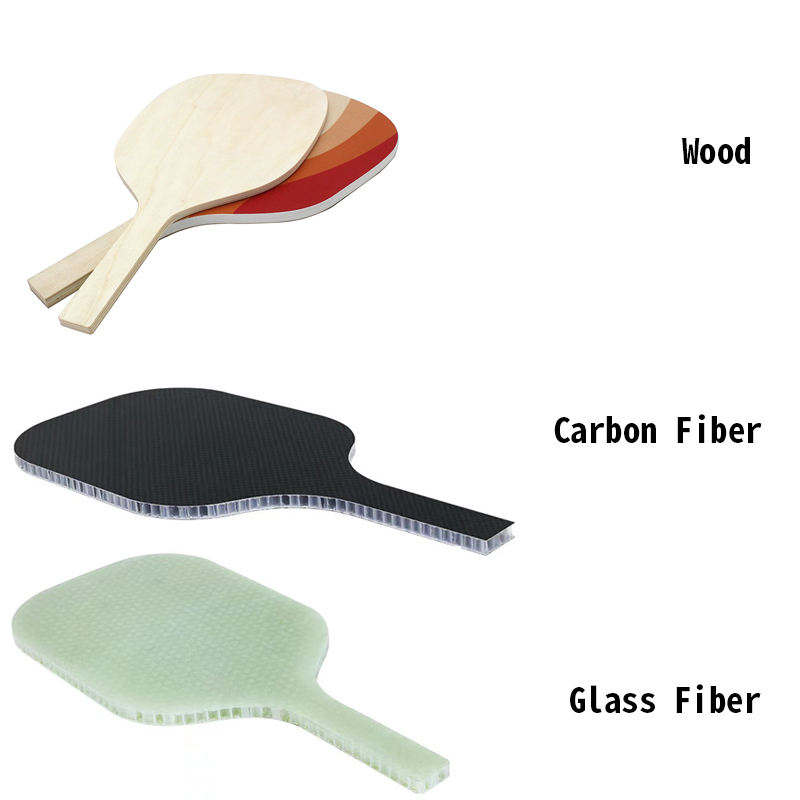  LED Lights USAPA Thermoformed Custom Racket crbn Manufacturer Titanium Accessories t700 Carbon Fiber White Pickleball Paddle