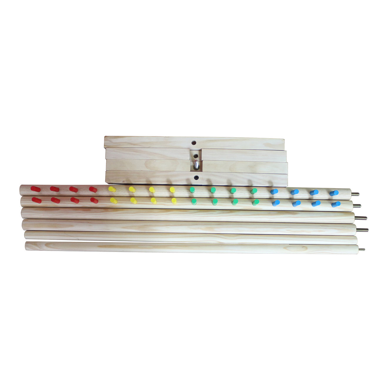 Portable and Versatile Wooden Limbo Stick Set Adult-friendly Sports & Entertainment Kit Easy to Set up and Play Anywhere