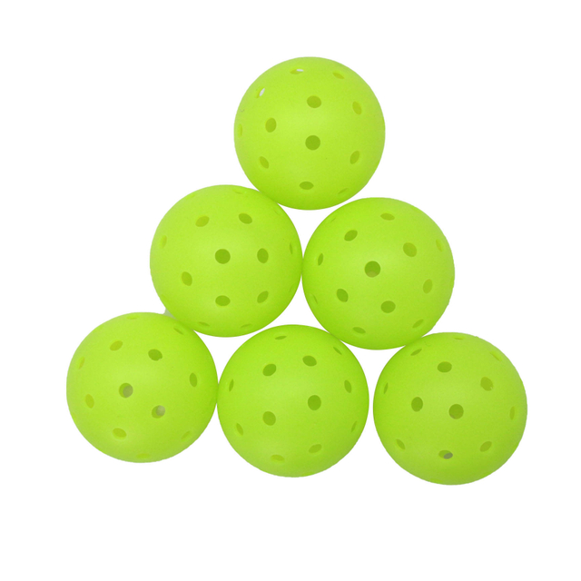 Pickleball Balls 40 Holes 74mm Outdoor Duroable 1PC Molded Pickleball Balls