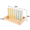 Mini Table Game Set Indoor Outdoor Neutral Wooden Travel CLASSIC BOARD GAME Board Games Coffee Table Decor Montessori Connect 4.