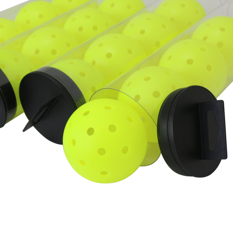 Pickleball Balls 40 Holes 74mm Outdoor Duroable 1PC Molded Pickleball Balls。