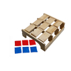 Tic-Tac-Toe Wood Game Set Classic Wooden Board Game for Kids Mini Travel Set