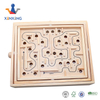 Education wooden game set balance ball game for kids Wooden labyrinth