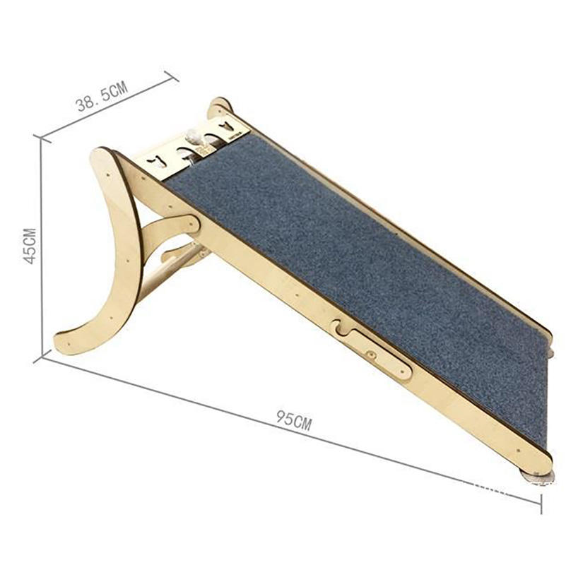 Cat Treadmill Non-powered Silent Not Pinch Feet Solid Wood Fitness Cat Scratching Board Cat Climbing Frame Toys Assembly Free