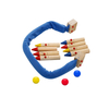 Outdoor Summer Game Colorful Bowling Set for Kids Children And Sports And Entertainment Wood Bowling Game Set