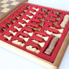 Wooden Chess & Checkers Set with Storage Drawer 15 Inch Classic 2 in 1 Board Games for Kids And Adults Travel Portable Game Sets