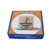 Wooden Montessori Nail Board Jigsaw Alphabet Puzzle Numbers Educational Learning Board for 3+ Years Old Preschool toy