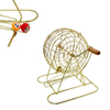 8inches Metal Bingo Cage Set with Gold Color Options And 29cm Height Cage Only