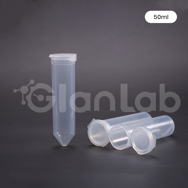 Tubo de centr&iacute;fuga c&oacute;nico de 50 ml.