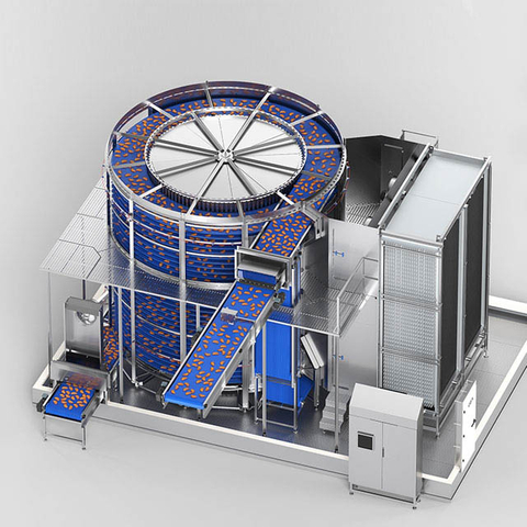 Transportador de congelación rápida