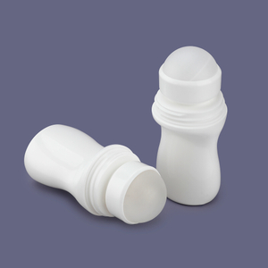 ECO Biodegradable 50ML Empty Roll On Deodorant Bottle With Plastic Roller Ball,Roll On Round Bottle,Roll On Plastic Bottle