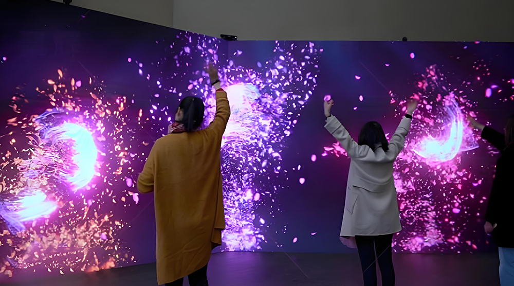 جدار فن الظل التفاعلي