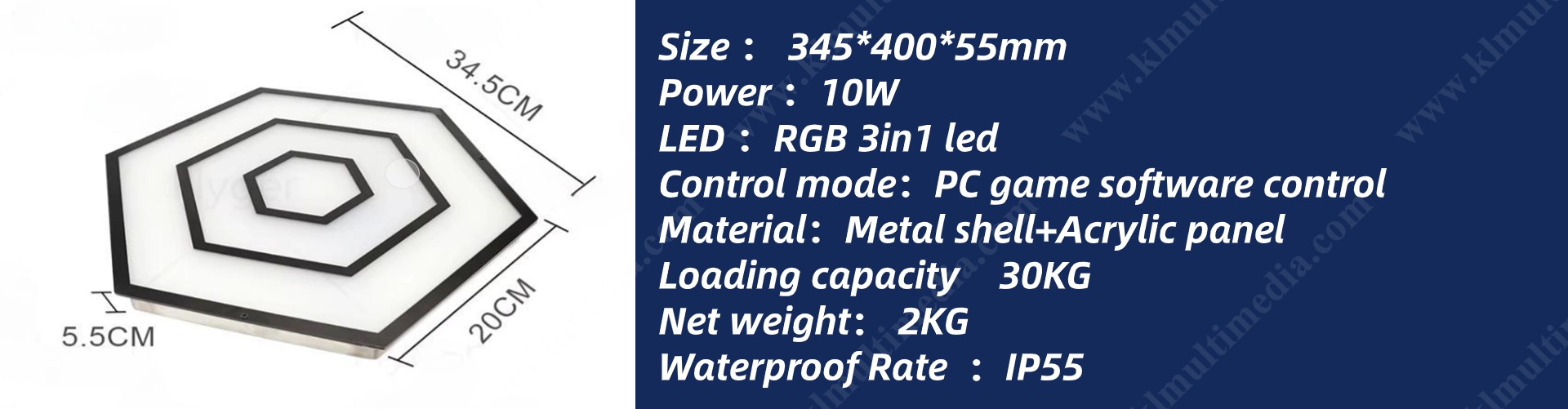 Throw lamp parameters