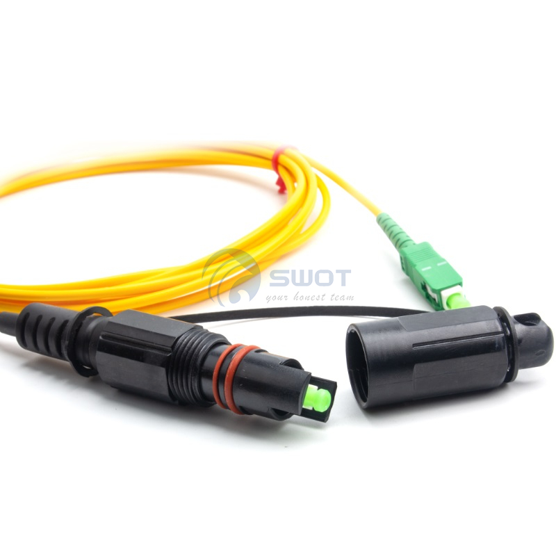 IP68 FTTA Patch Cord Pigtail Optitap MPO SC Waterproof connector
