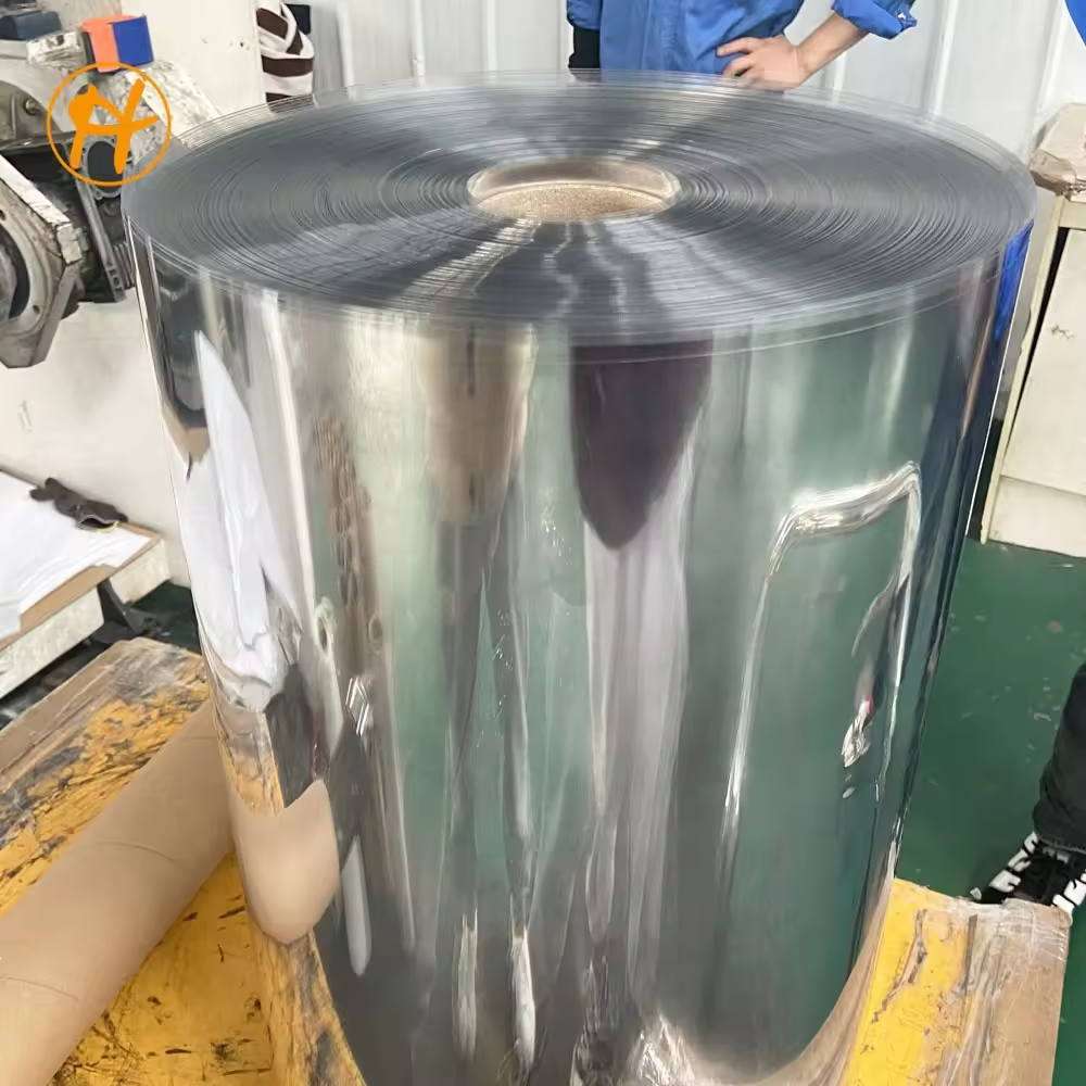 Transparent na recycled PET sheet para sa thermoforming packaging