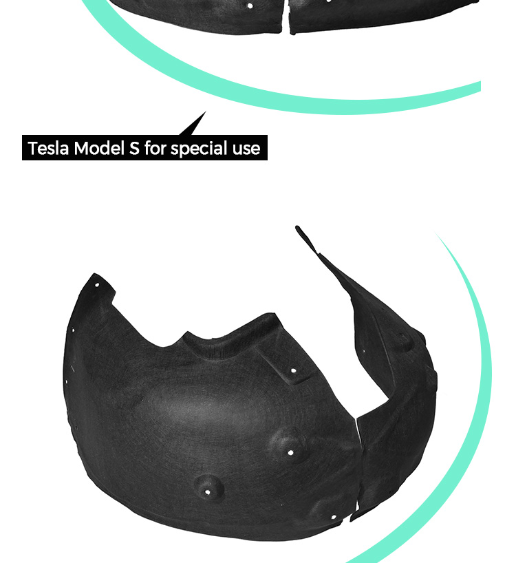 Rivestimento del vano ruota interno parafango posteriore sinistro TESLA modello S