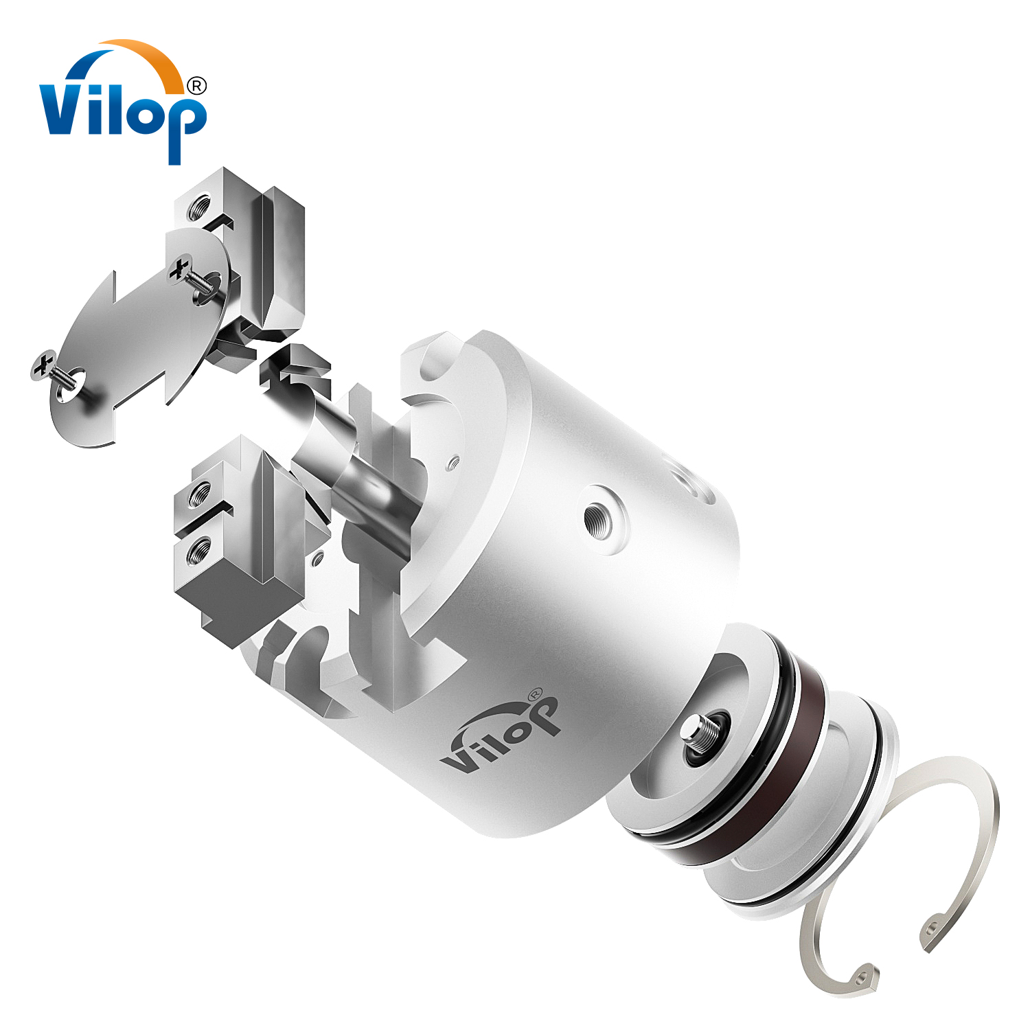 MHS2 16D 20D 25D 32D 40D 50D 63DPneumatic Two Finger Gripper Parallel Type Bore Piston Cylinder in 8D 12D 16D 20D 25D Sizes for Farm Industries