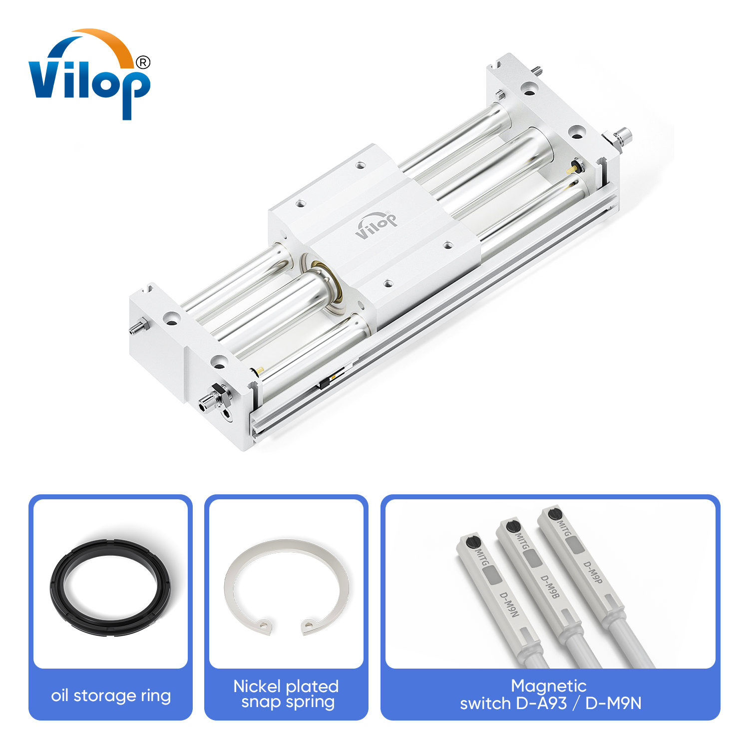 CY1S rodless cylinder magnetic coupling CYD1S10/15/20/25/40-100 * 300 pneumatic slide table long stroke