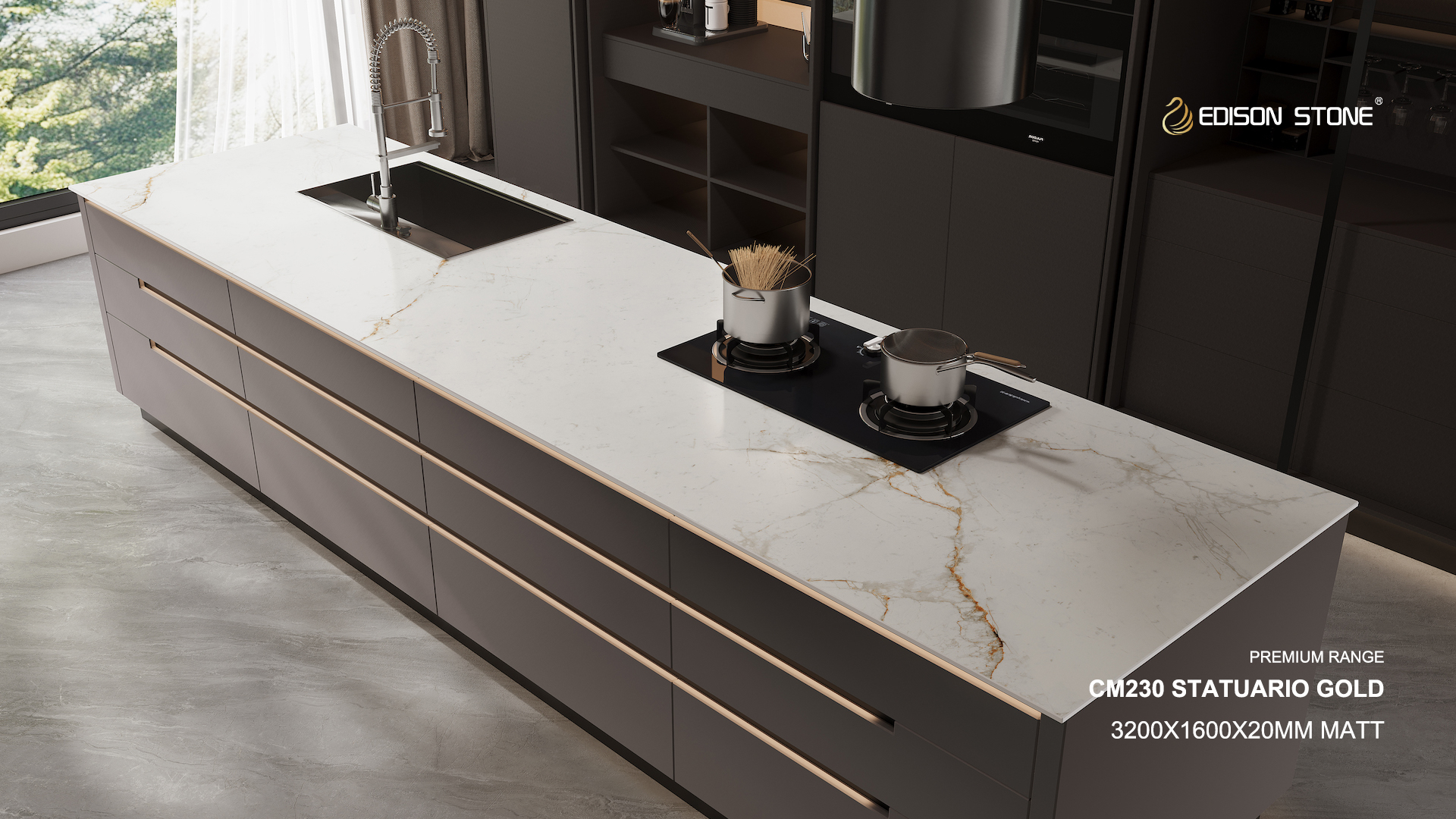 CM230 Statuario Emas --- Kasus