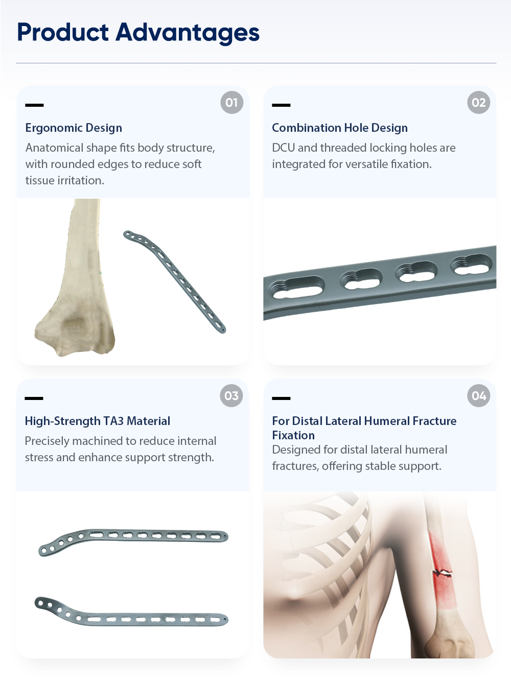Sperrplack fir Distale Humerus - Kaaft Produkt op XC Medico