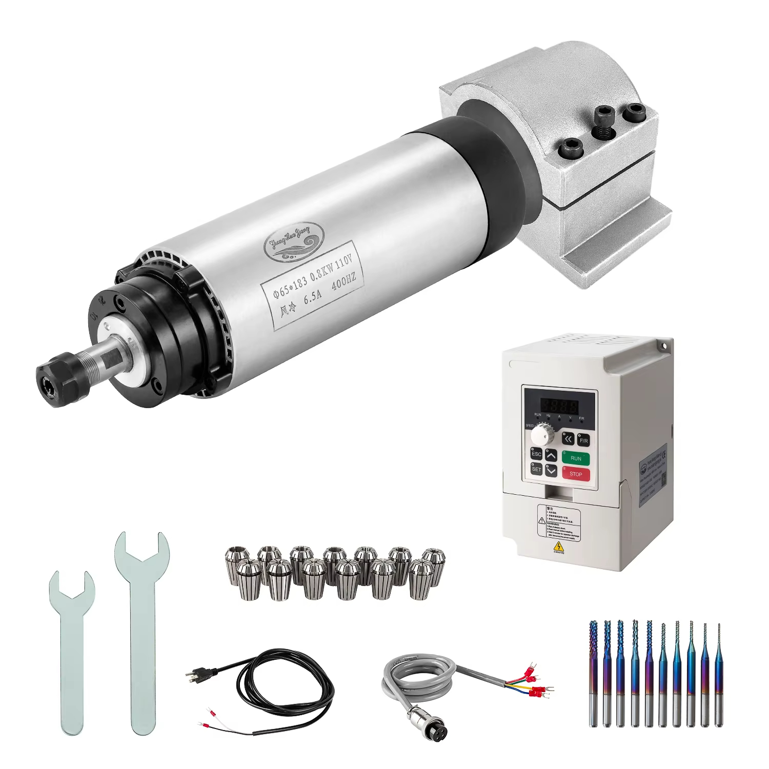 Kits de moteur de broche refroidis à l'air