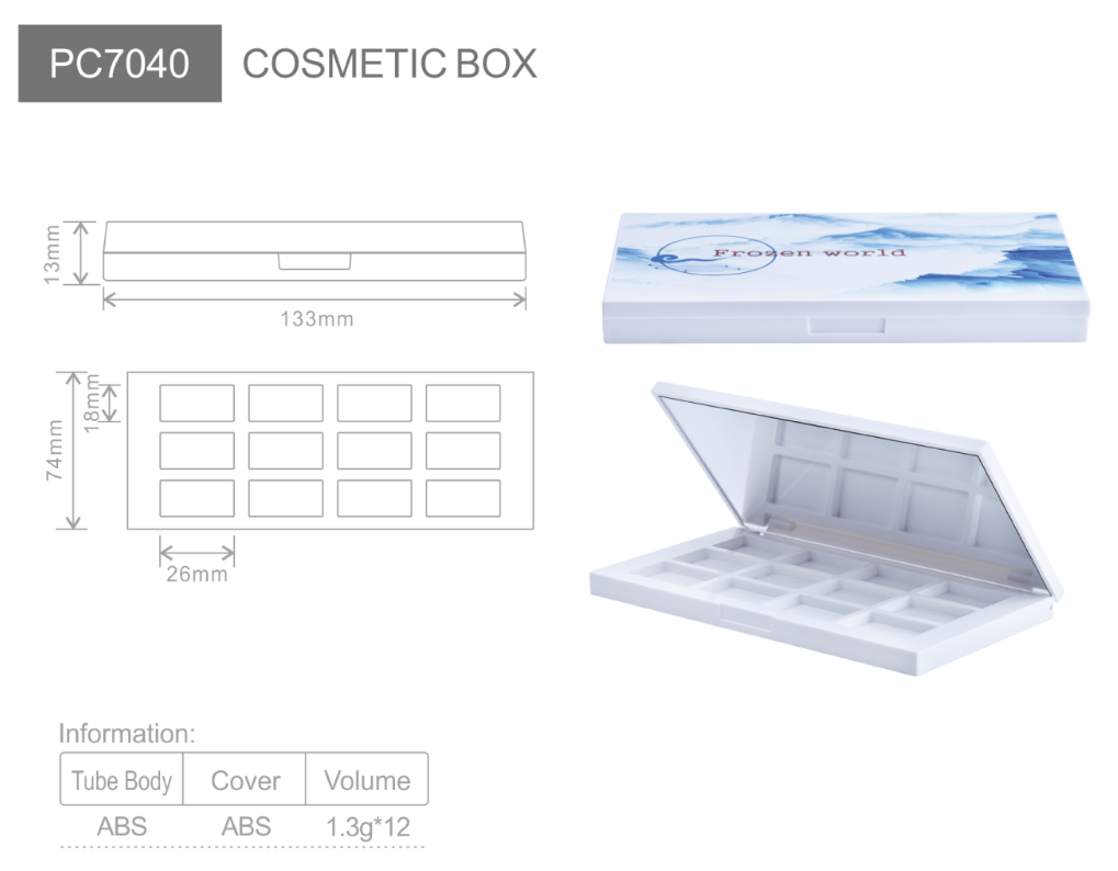 &eacute;tui &agrave; fard &agrave; paupi&egrave;res haut de gamme