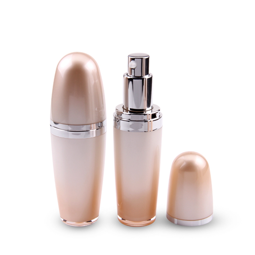 Embalagem cosmética impressões personalizadas atacado garrafa de plástico brilhante cor roxa recipientes de garrafa cosmética para garrafas de spray de névoa 