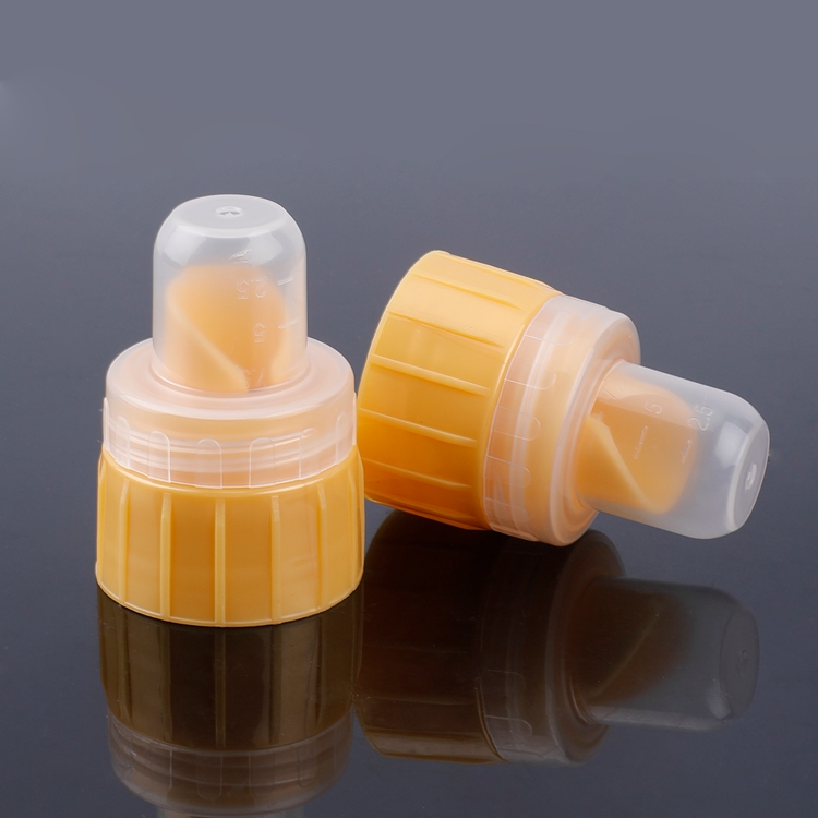 Bouchon de bouteille de nettoyage à vis en plastique PP à double paroi 38mm, bouchon de bouteille de détergent à lessive, bouchon de bouteille de liquide de lessive