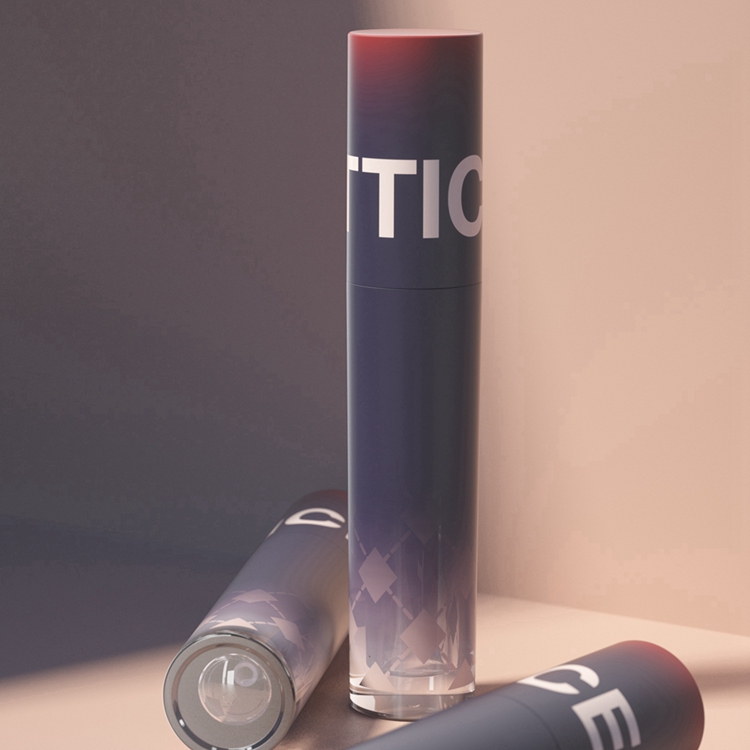 Moderno colorido personalizado recién llegados personalizado pequeña capacidad brillo de labios varita tubo logotipo personalizado con cepillo