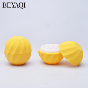7g Bola Vazia Forma Lip Balm Tube Lipstick Tube Cosmetics Lip Makeup Plastic Container Packaging